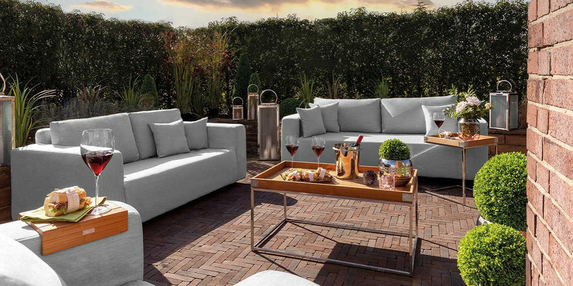 Der Look Outdoor Wohnzimmer