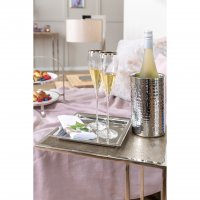 Champagnerglas Platinum 110023 mit Dekoration